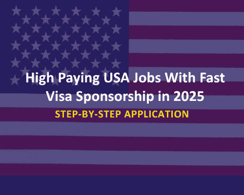 High Paying USA Jobs That Get You Fast Visa Sponsorship in 2025
